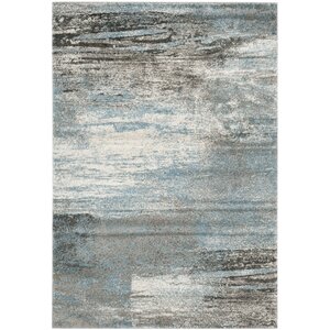 Tahoe Gray / Light Blue Area Rug