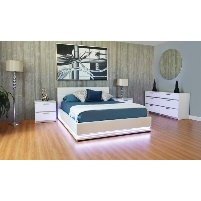 Orren Ellis Mckeon Queen Storage Platform Configurable ...