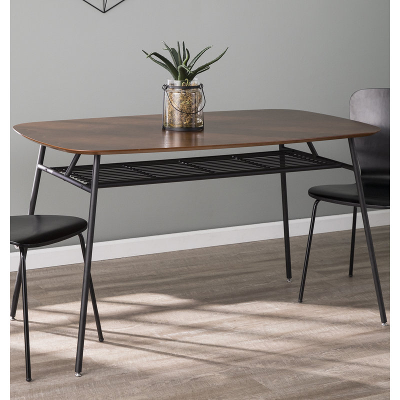 Wrought Studio Mincey Midcentury Modern Dining Table Reviews Wayfair