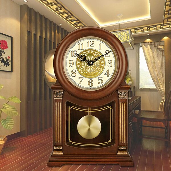 Infinity Instruments The The Dais Antique Table Clock with Personality and Style