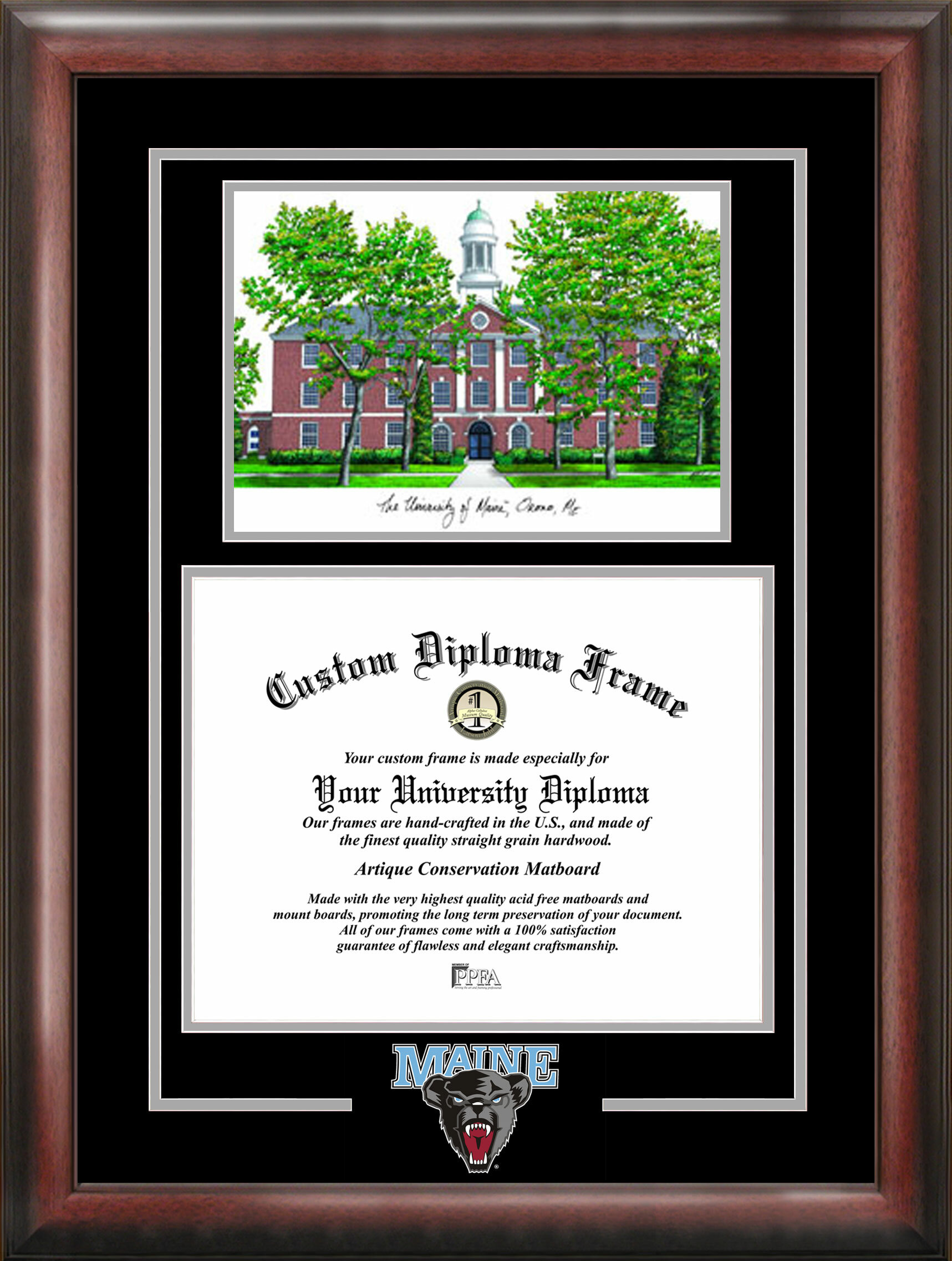 Campus Images NCAA Spirit Diploma Frame 