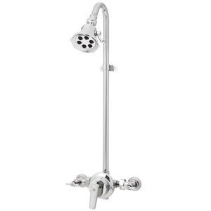 Vintage 6-Jet 2.5 GPM Wall Mount Outdoor Shower