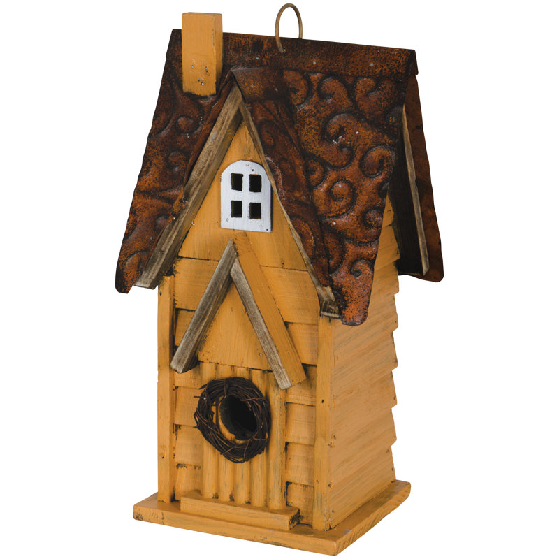 Carson Home Accents Cottage 12 5 In X 6 75 In X 5 5 In Birdhouse Wayfair
