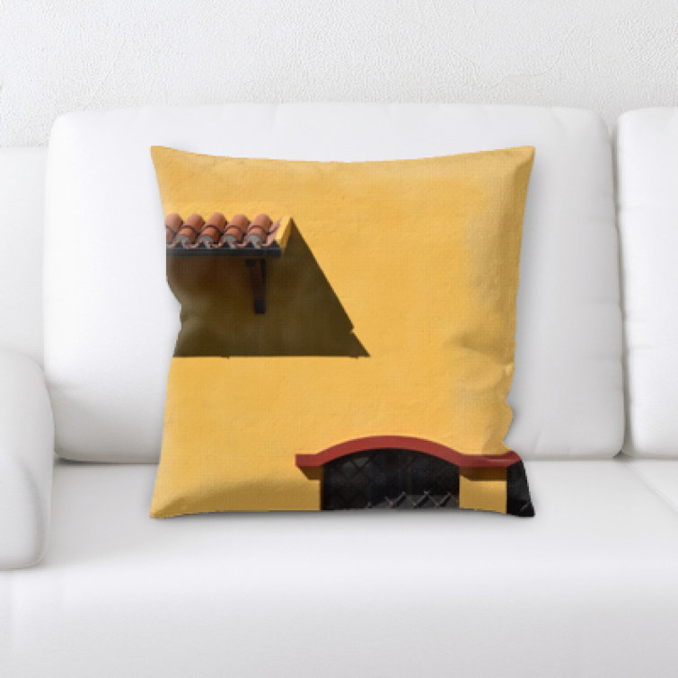 wayfair yellow throw pillows