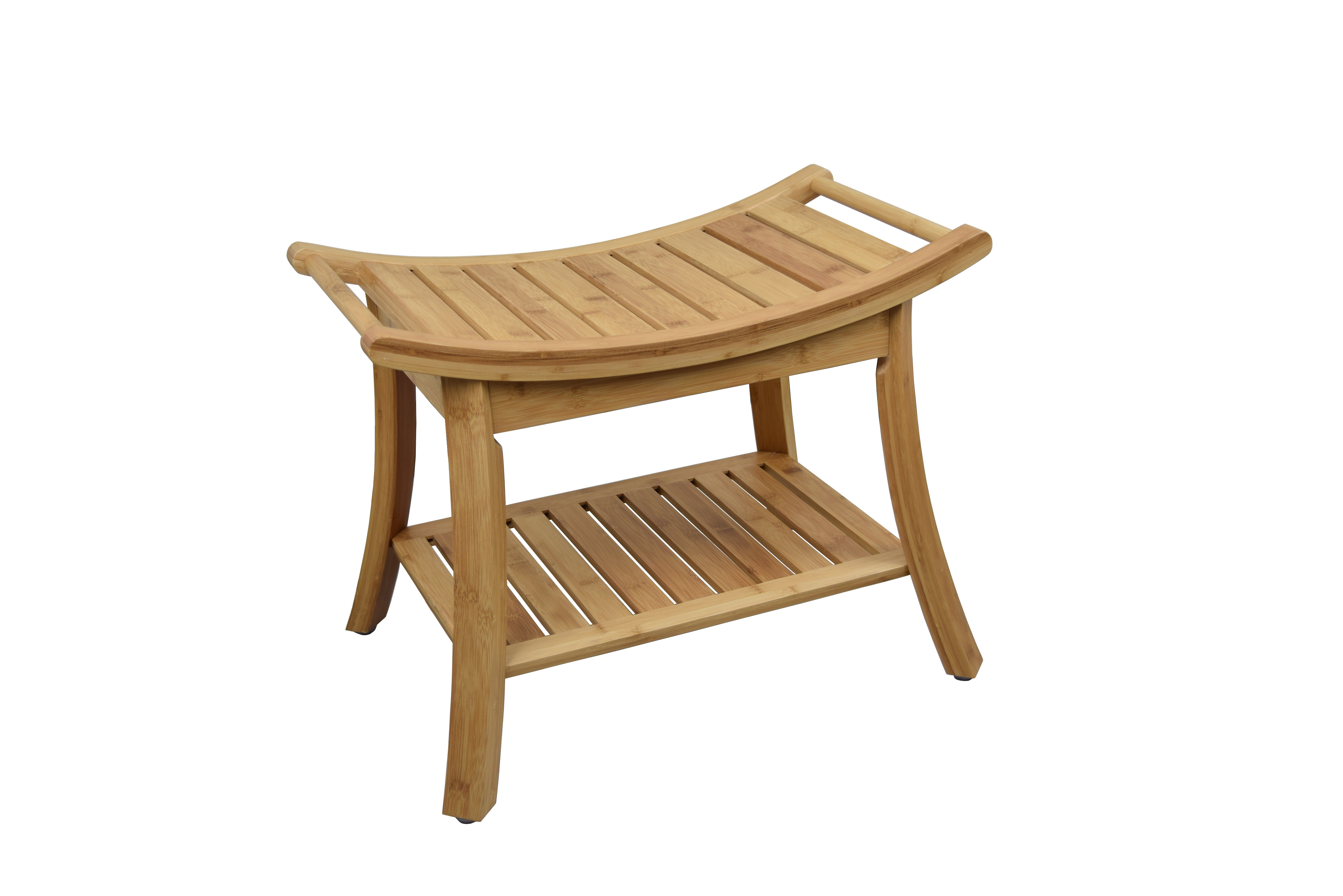 7" W Bamboo Shower Bench