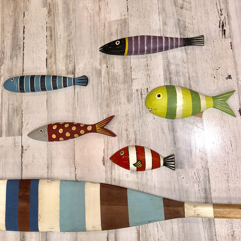 Eangee Home Design Fish Wooden Wall Decor Wayfair