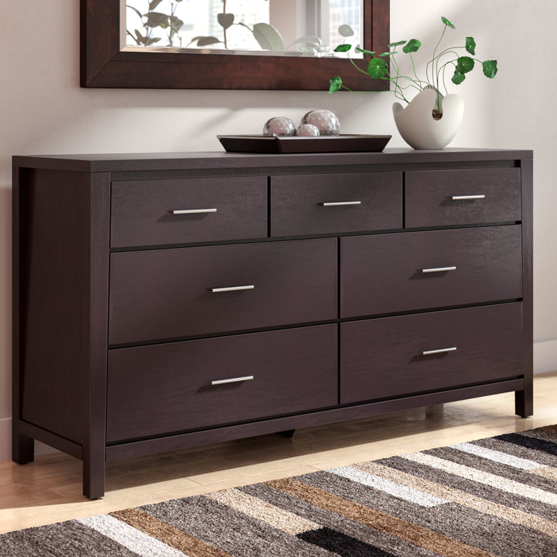 Mistana Dejon Espresso 7 Double Dresser Reviews Wayfair