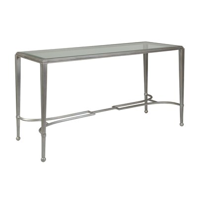 Artistica Home Metal Designs Console Table  Table Base Color: Argento