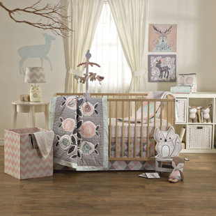 Crib Bedding Sets You Ll Love Wayfair Sparrow 4 Piece Crib Bedding Set
