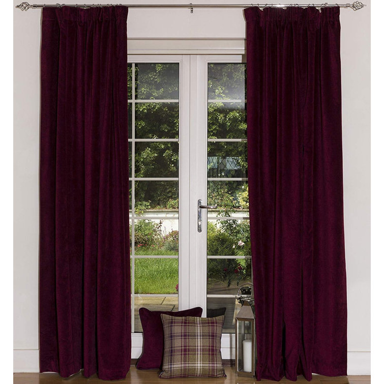 Rosalind Wheeler Akatlar Matte Eyelet Blackout Thermal Curtains Wayfair Co Uk