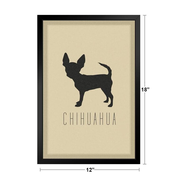 Every Day is Better with a Chihuahua Flower Theme Wooden Dog Sign