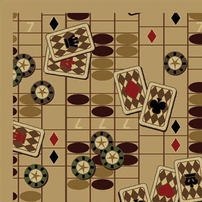 Joy Carpets Gaming And Entertainment Feeling Lucky Beige Rug Wayfair
