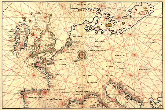 Buyenlarge Portolan Map Of Spain England France Germany The British Isles By Battista Agnese Graphic Art Wayfair Wayfair deutschland | wayfair ist die erste adresse für alles rund ums zuhause. buyenlarge portolan map of spain england france germany the british isles by battista agnese graphic art wayfair