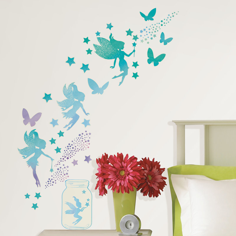 Zoomie Kids Fairy Dust Glow In The Dark Wall Decal Wayfair