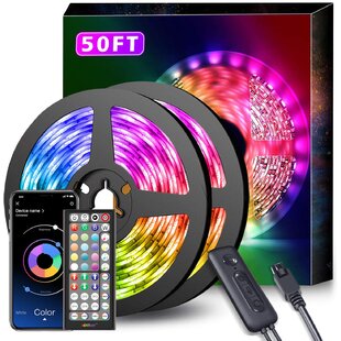 Details about   RGB LED Tape Remote Control Strip Lights Ehome Light Music Sync Color Changing 