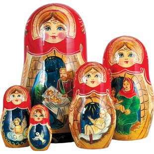 nativity nesting dolls set