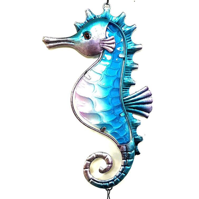 Arlmont & Co. Chantai Seahorse Wind Chime | Wayfair