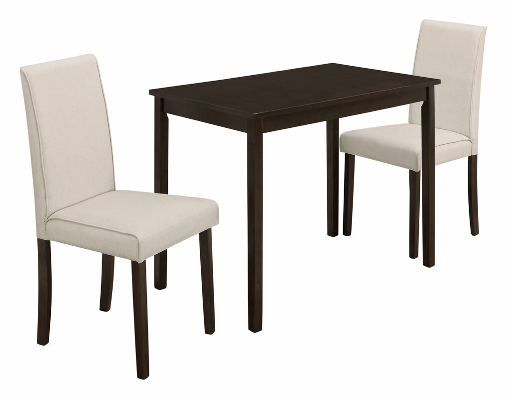 Latitude Run Darvell 3 Piece Dining Set Reviews Wayfair