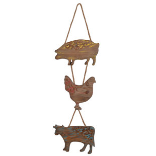 Farm Animal Wall Decor Wayfair Wood Farm Animals Wall Décor