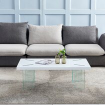 Glass White Coffee Tables You Ll Love In 2021 Wayfair