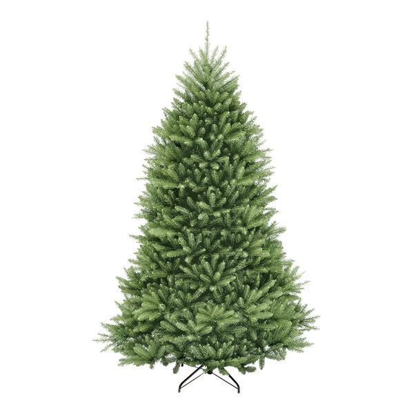 Green Realistic Fir Flocked/Frosted Christmas Tree Size: 7.5' H