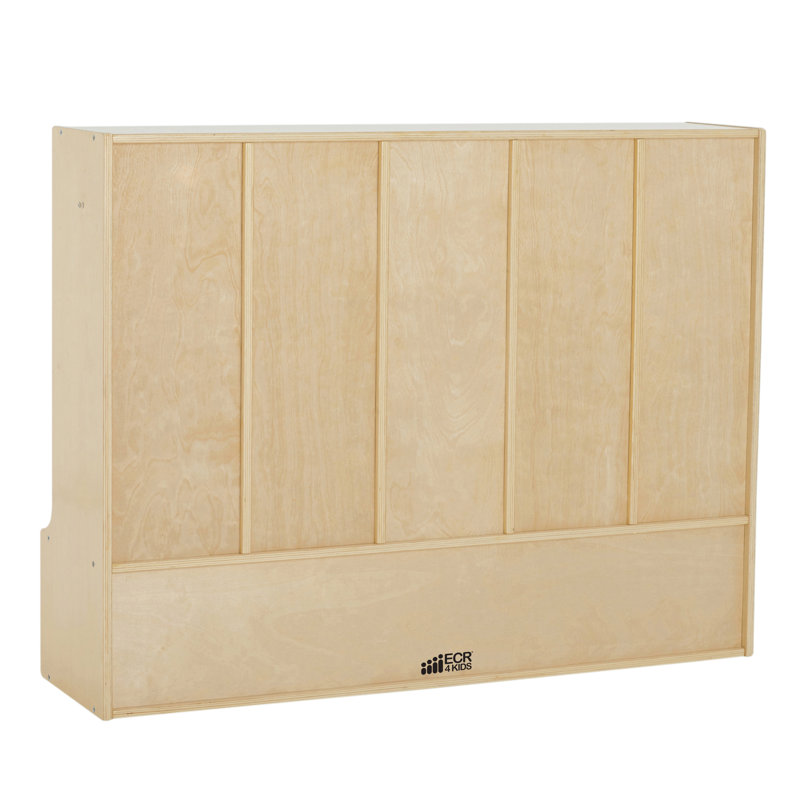 Ecr4kids Birch Streamline 5 Section Coat Locker With Bench Wayfair Birch Streamline 5 Section Coat Locker With Bench