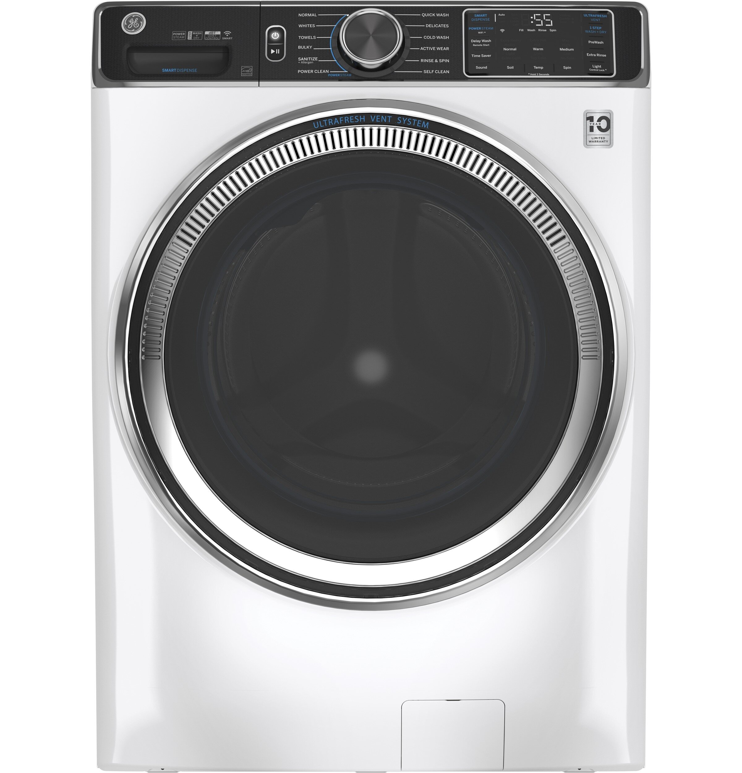 ge 2.2 cu ft front load washer