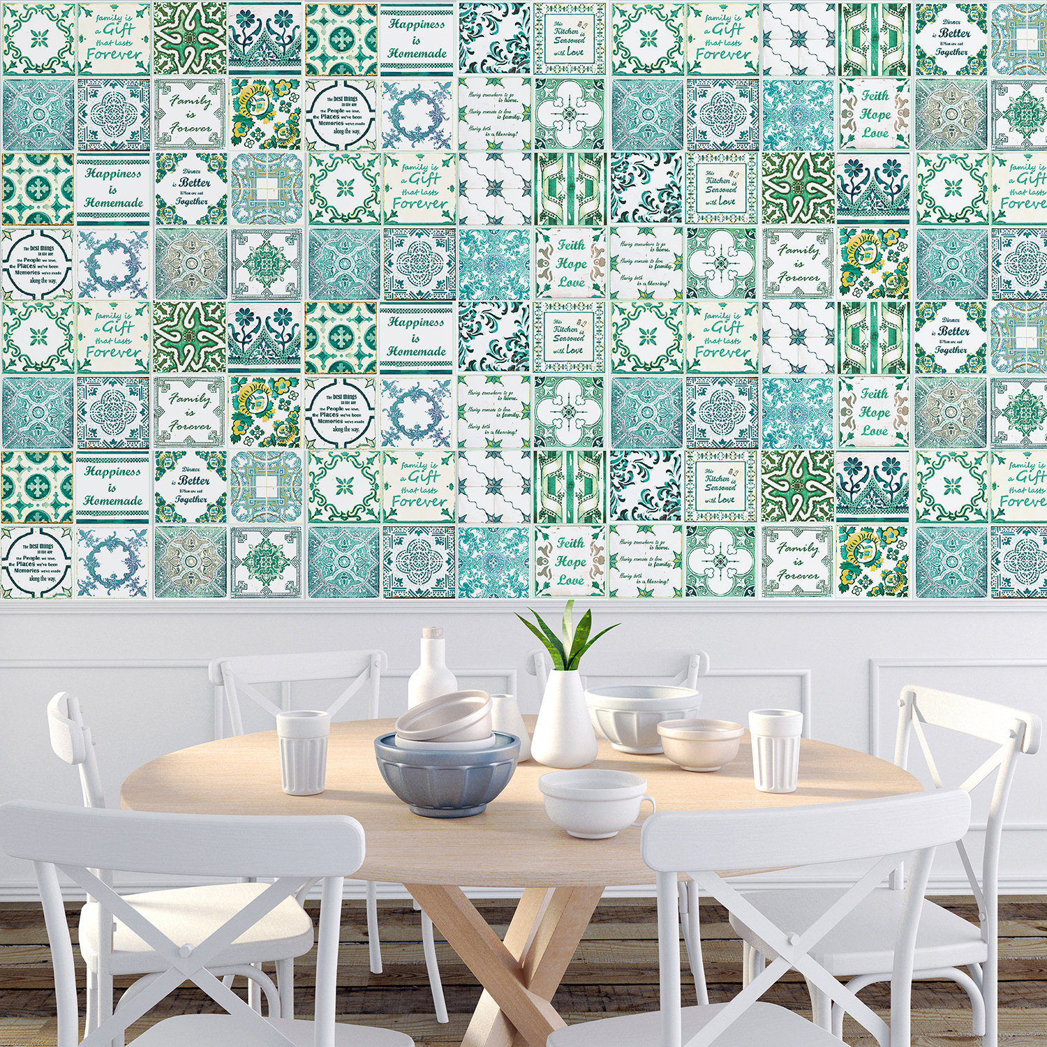 Walplus French Christmas Wall Stickers Wall Art Decals Room Home Decorations
