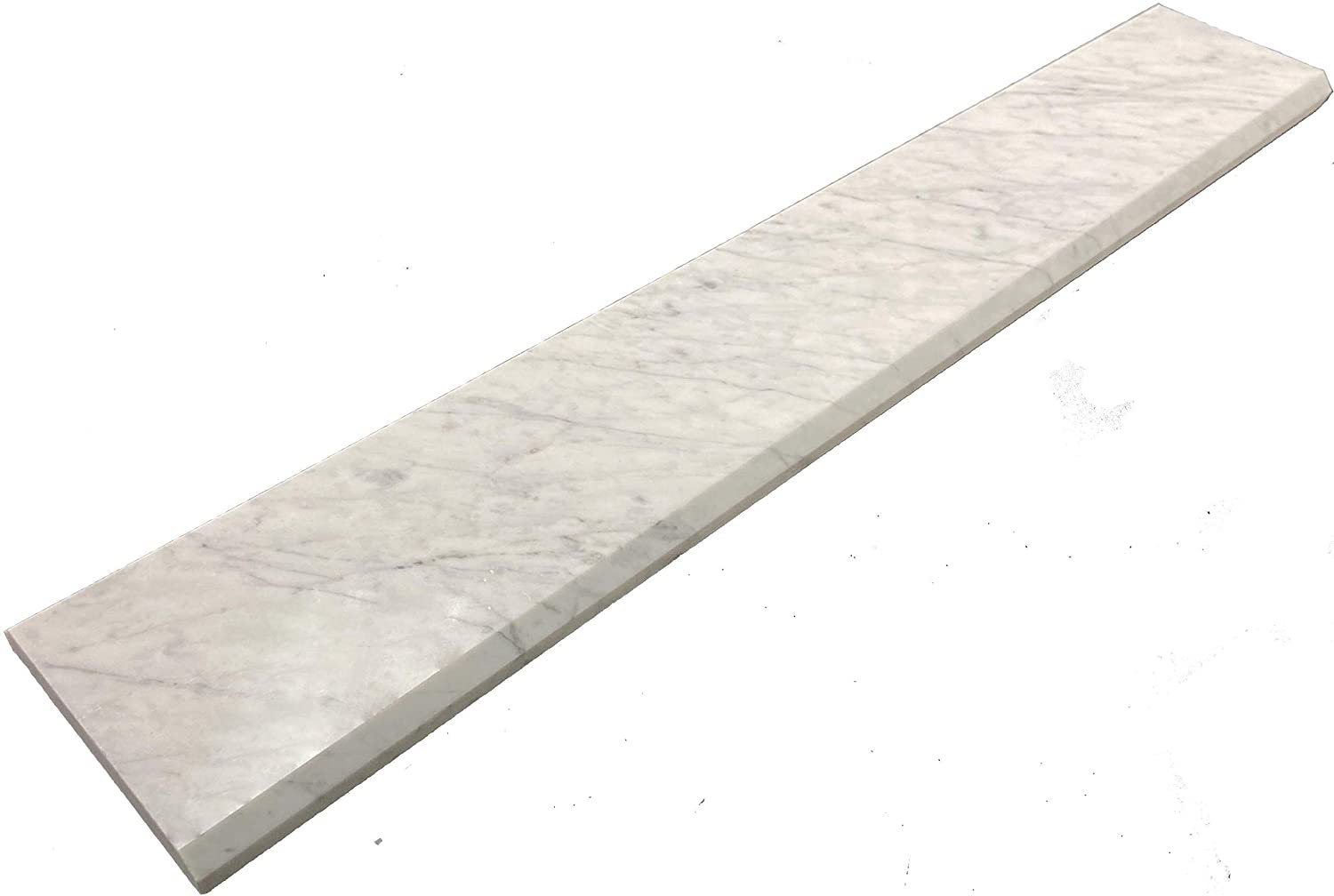 TENEDOS 5" x 36" Carrara Marble Threshold Floor Use Tile | Wayfair