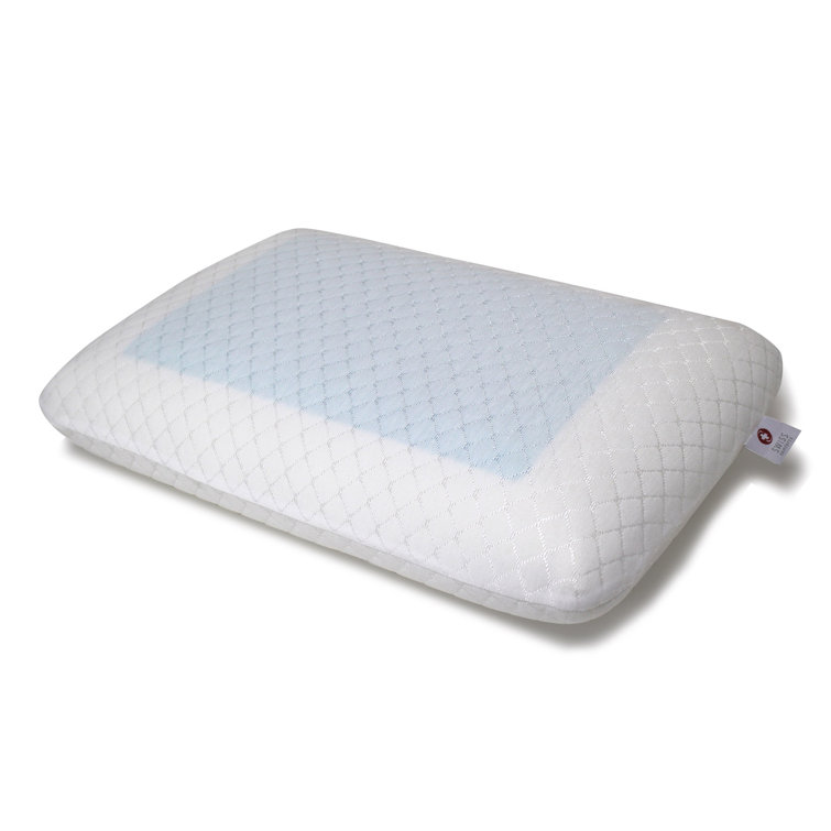 Swiss Comforts Gel Medium Memory Foam Cooling Bed Pillow &amp; Reviews | Wayfair