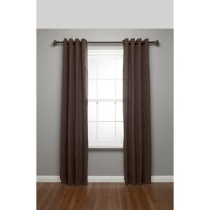 Marble Finial Drapery Curtain Single Rod