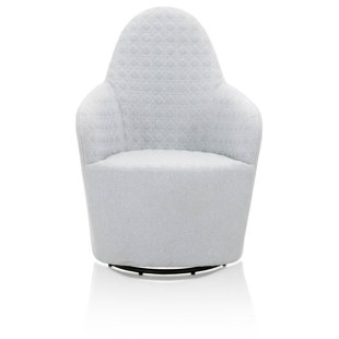 Safira Swivel Barrel Chair by Brayden Studio