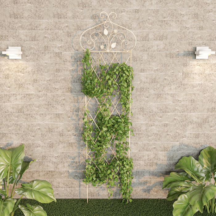 Pure Garden Decorative Steel Lattice Panel Trellis Wayfair Ca