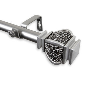 Margot Single Curtain Rod and Hardware Set