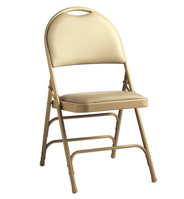 Comfort Series Vinyl Padded Folding Chair Samsonite Furniture