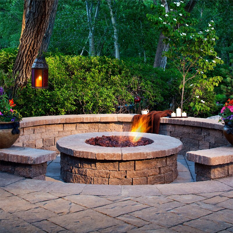 Fire Pit Essentials Lava Rock Natural Stones Fire Pit Glass