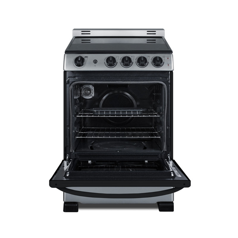 Summit Appliance Smooth Top Slide In Look 24 2 9 Cu Ft