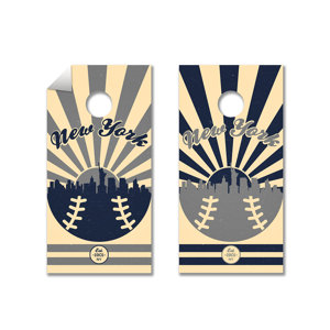 MLB Cornhole Board Decal (Set of 2)