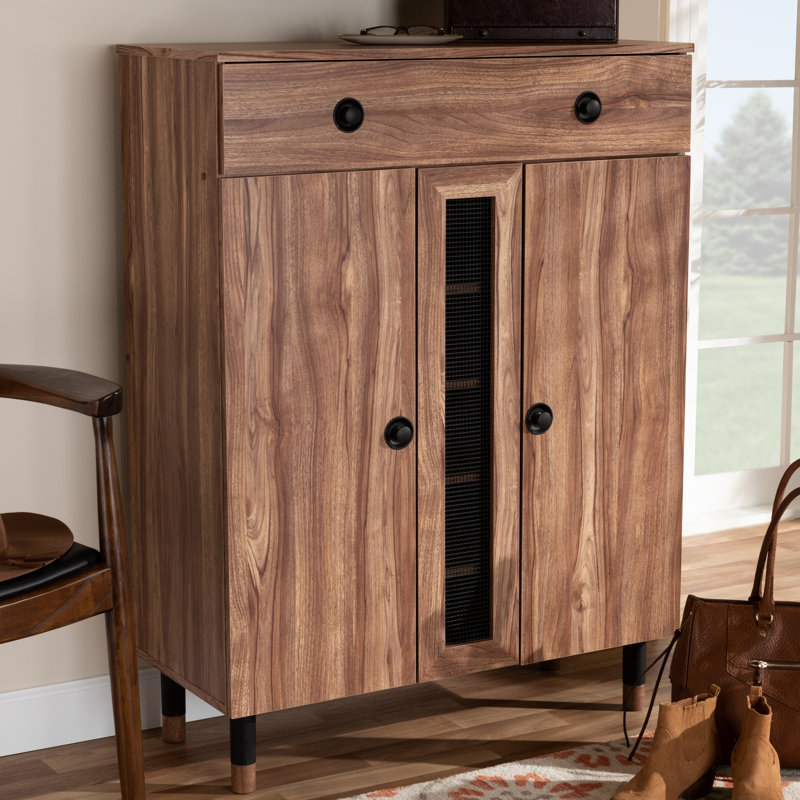 Millwood Pines Modern And Contemporary 2 Door Wood Entryway 15