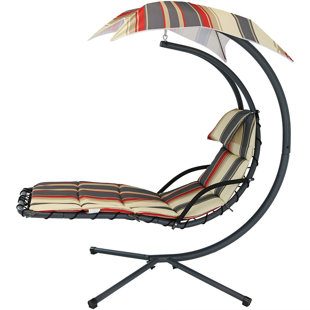 Go to store & view more images Winston Porter Ketner Hanging Chaise Lounger with Stand
