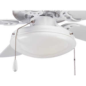2-Light Frosted Glass Bowl Ceiling Fan Light Kit