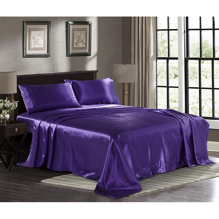 bed sheets with 4 pillow covers