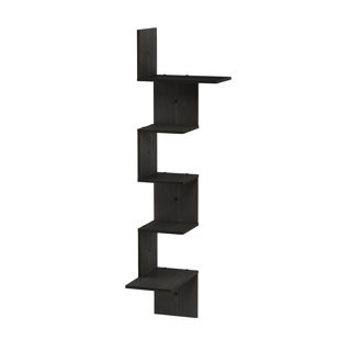 42 Inch Floating Shelf Wayfair Authement 5 Tier Wall Floating Shelf
