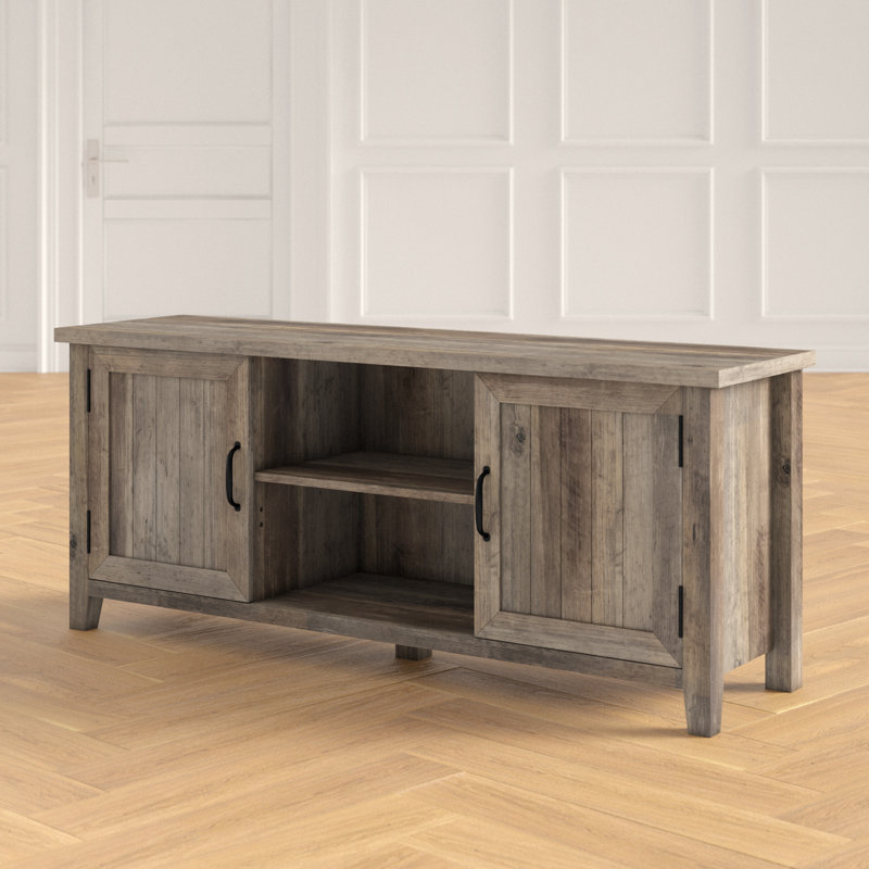 Schramm Cabinet Enclosed Storage Tv Stand For Tvs Up To 64 Inches