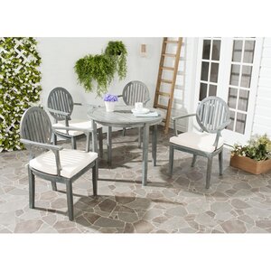 Chino 5 Piece Dining Set with Cushions