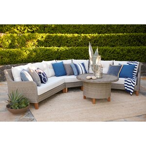 Ferne 4 Piece Sectional Seating Group with Cushion