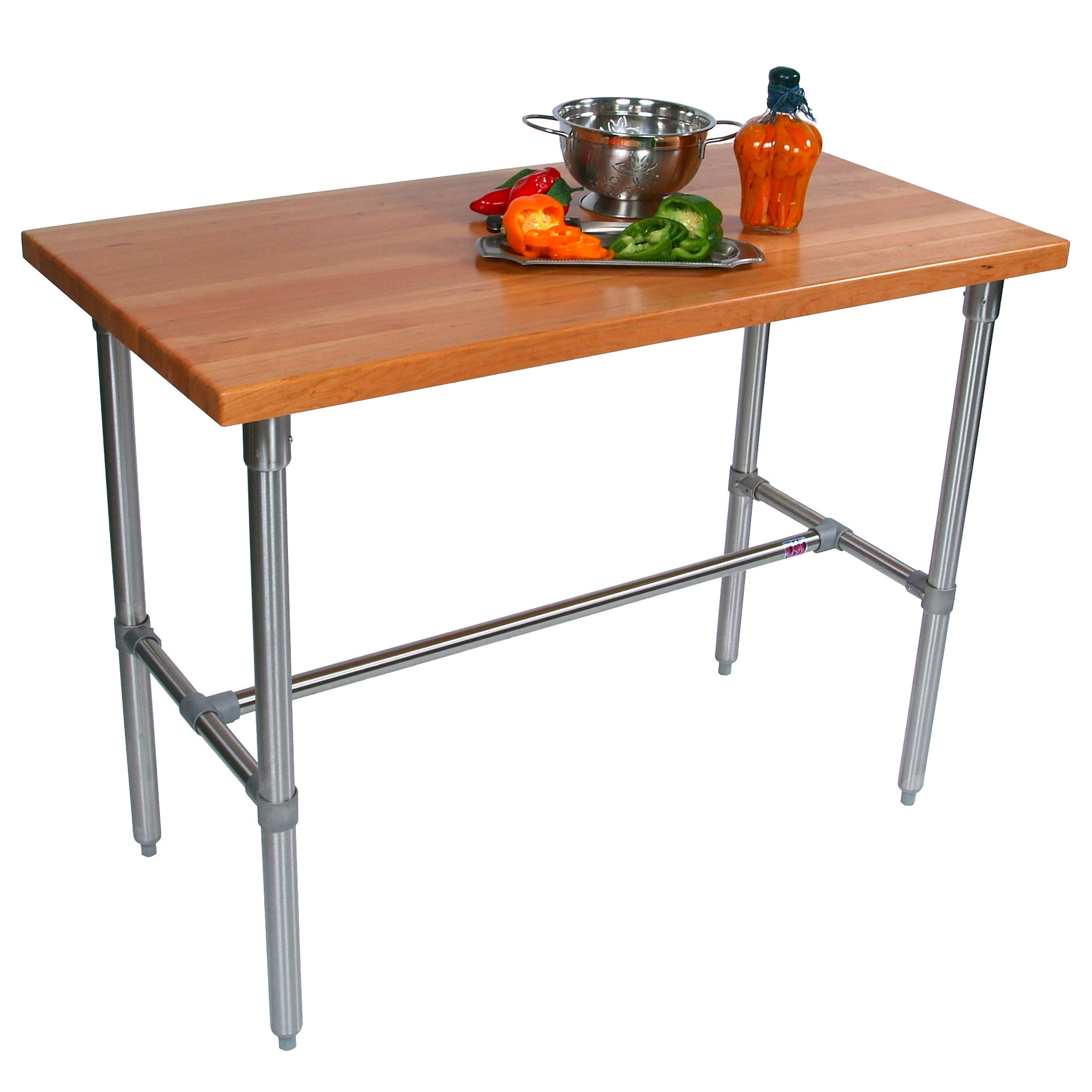 John Boos Cucina Americana Counter Height Extendable Dining Table Counter Height Extendable Dining Table