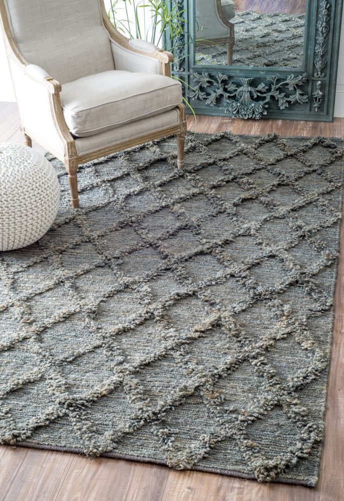 nuLOOM Trellis Vina HandWoven Gray Area Rug Wayfair