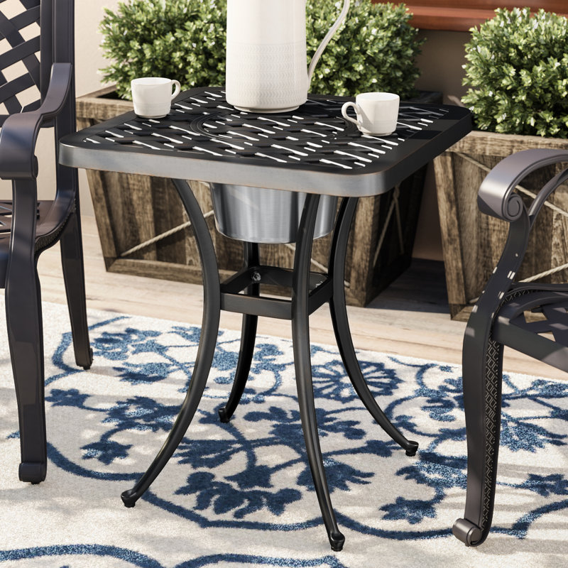 metal bistro set