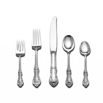 International Silver Prelude 5 Piece Sterling Silver Flatware Set Service For 1 Wayfair